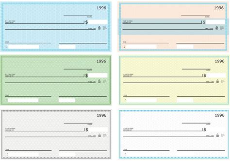 free printable blank check template.